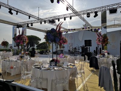 Structure grill scénique pour événement Côte d'Azur – Cover Events